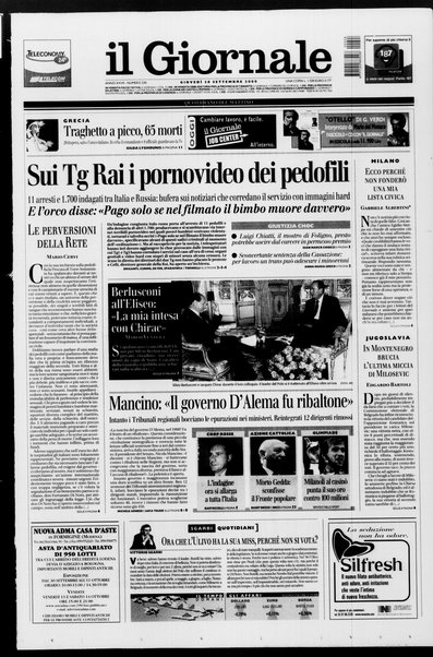 Il giornale : quotidiano del mattino